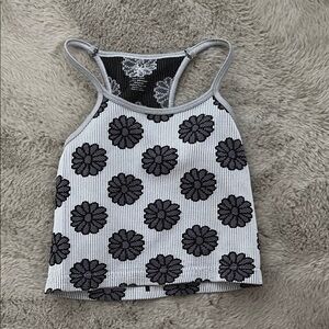 Floral Patterned Tank Top